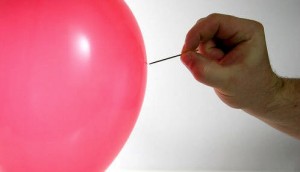 slow balloon bouncing room noise sound effect