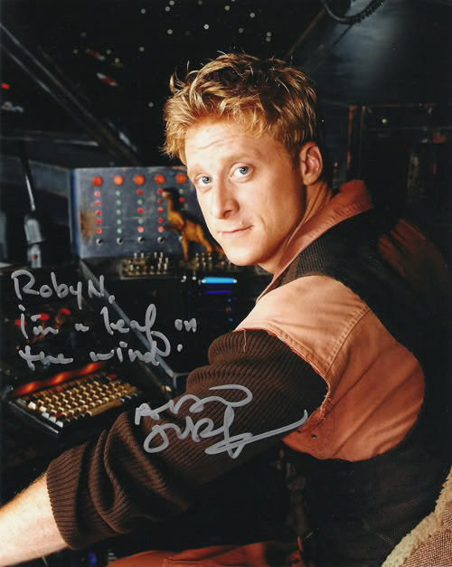 Wash picture with Alan Tudyk's Signature