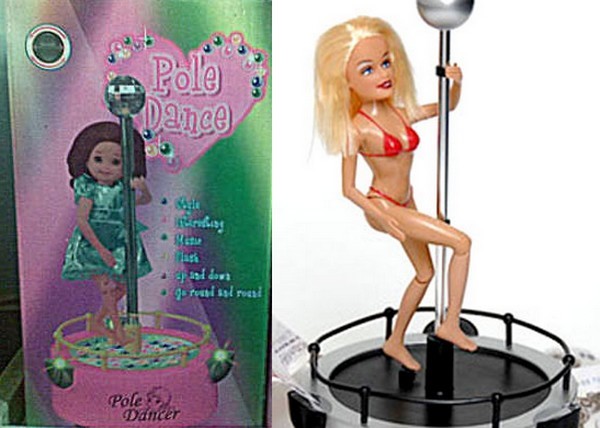 pole dancing doll inappropriate childrens toys