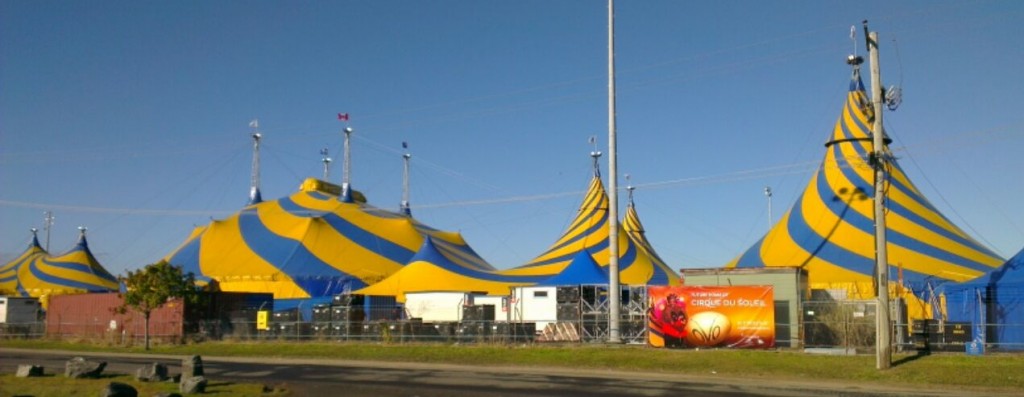 big top tent alegria dralion saltimbanco