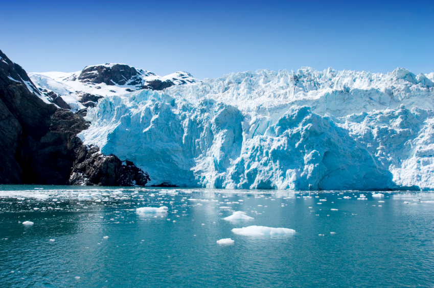 ocean liner scenic ice cliffs 