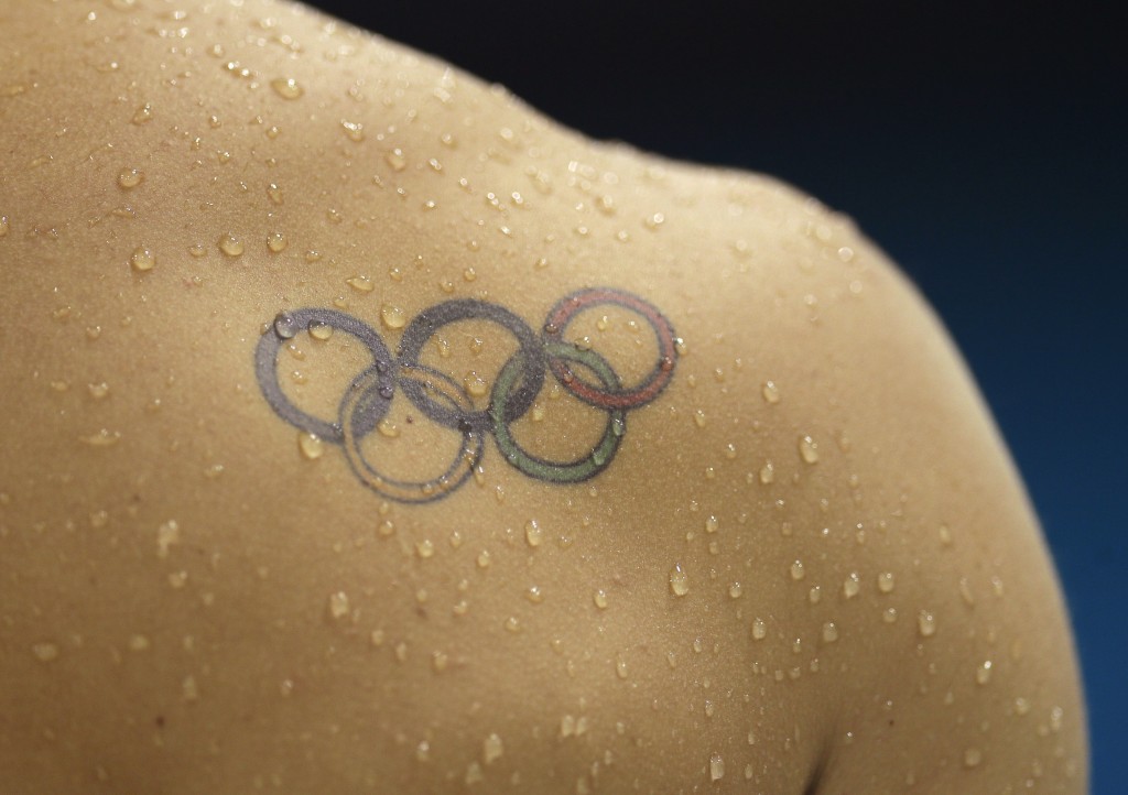 olympic tattoo chest