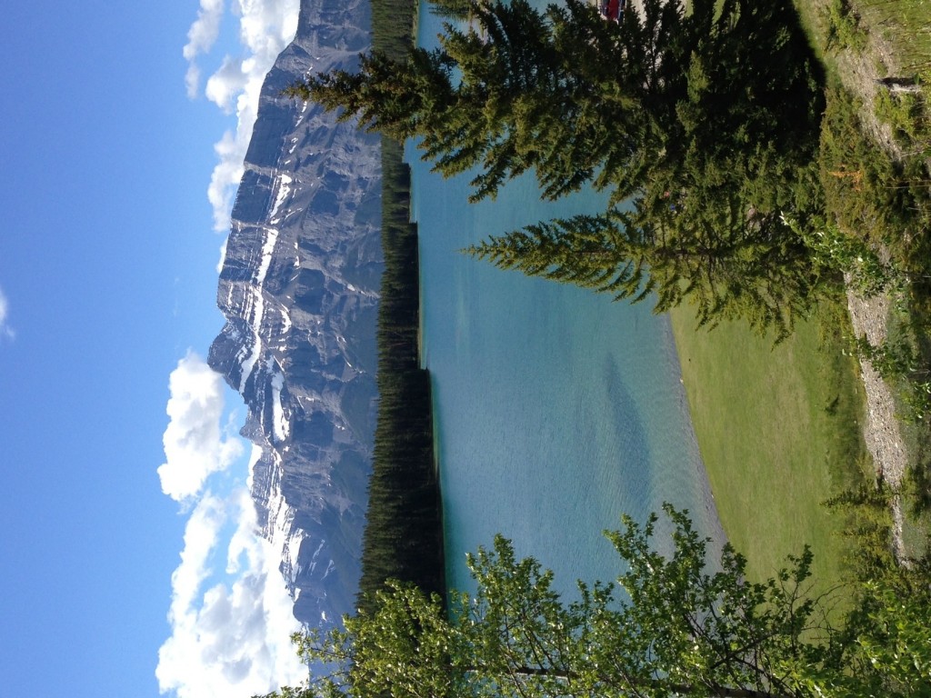 Lake Johnson Banff National Park near Lake Minnewanka