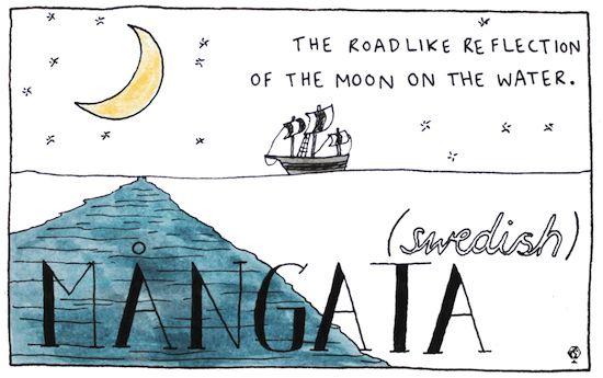 untranslatable words mangata