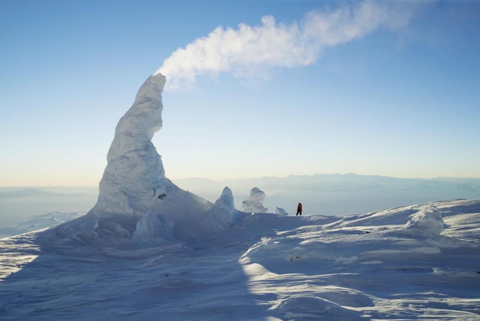 snow chimney arctic