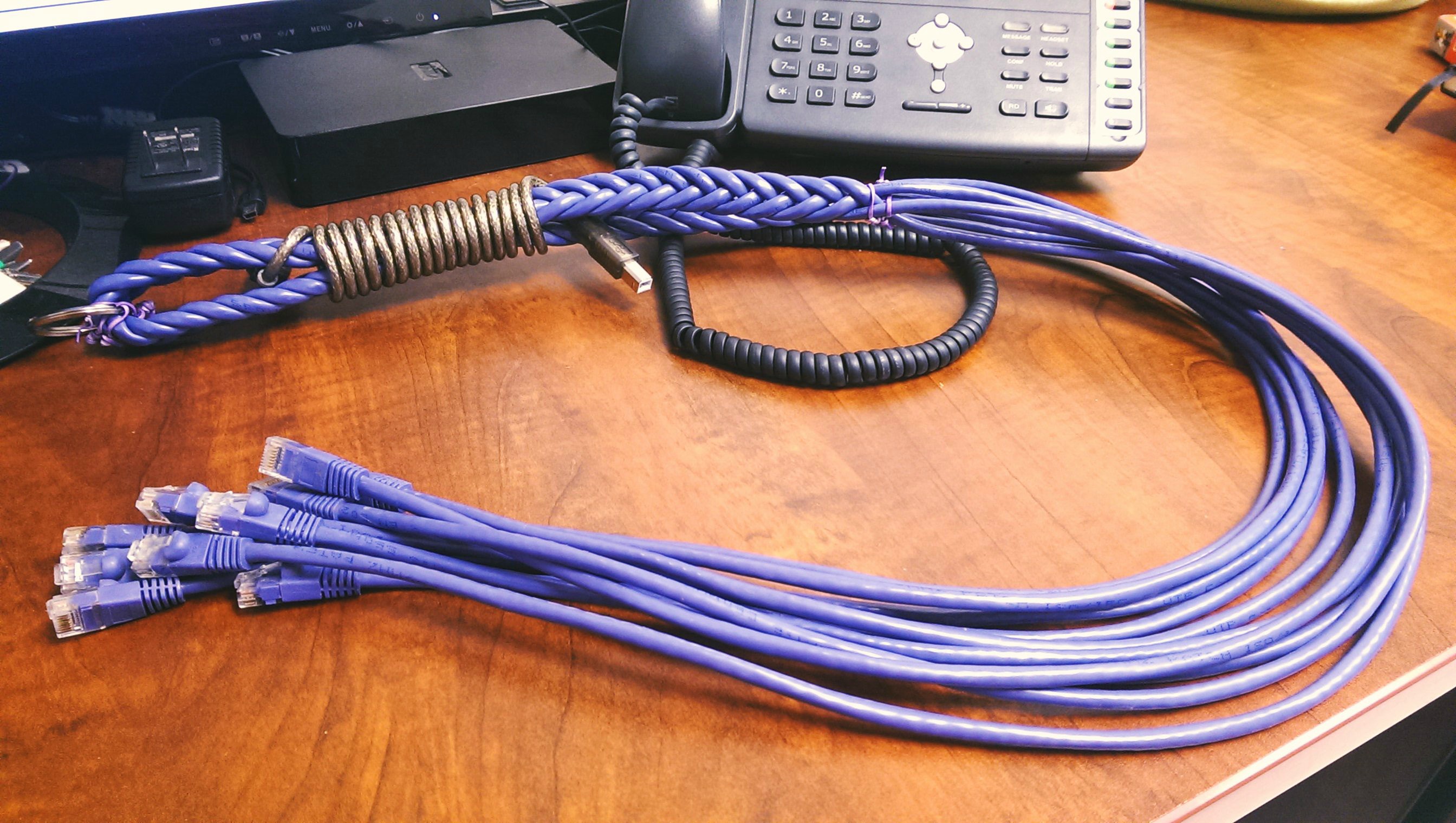 network cable cat o nine tails